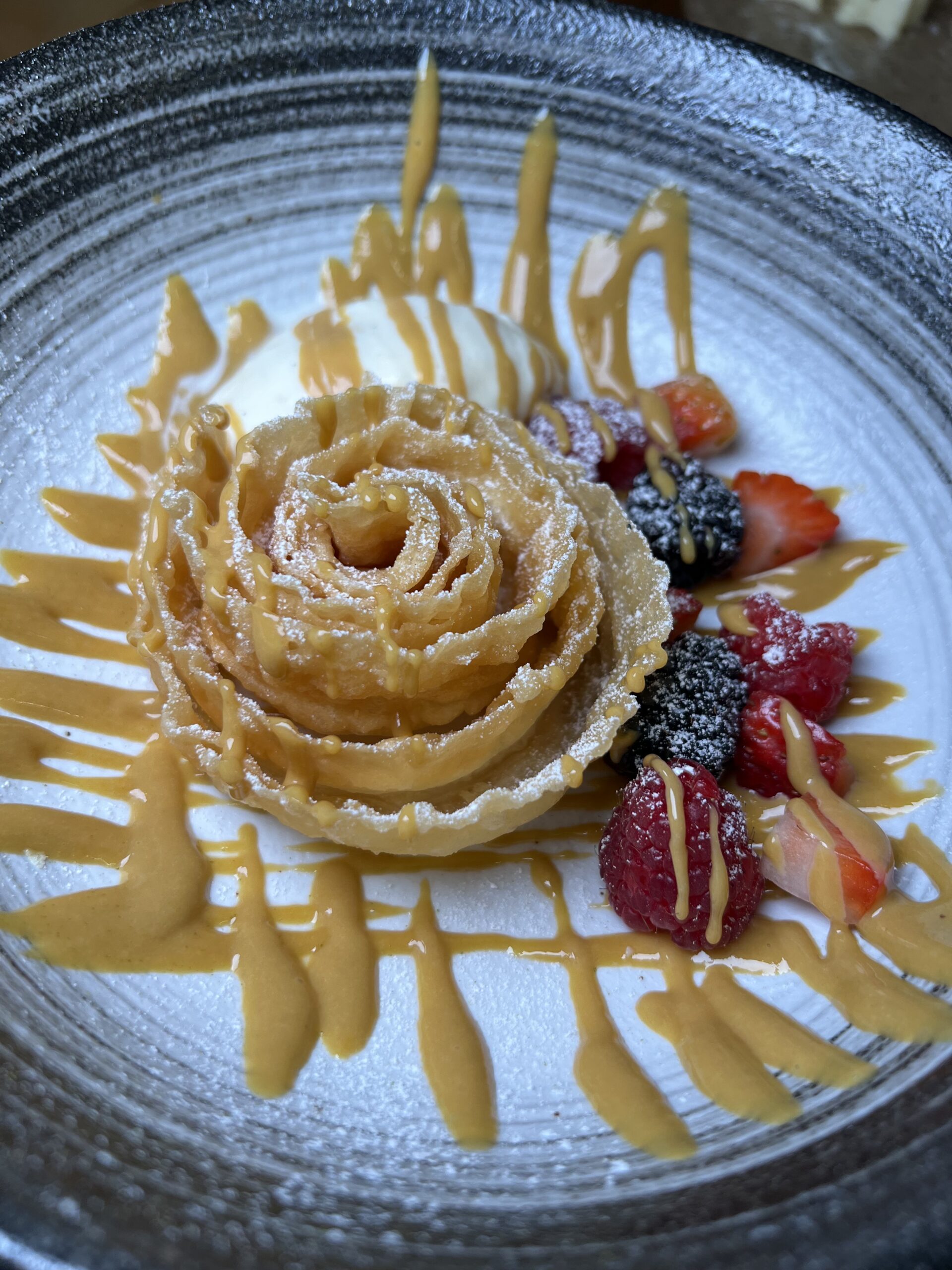 Dessert presentation at Lima Bistro in Oranjestad, Aruba
