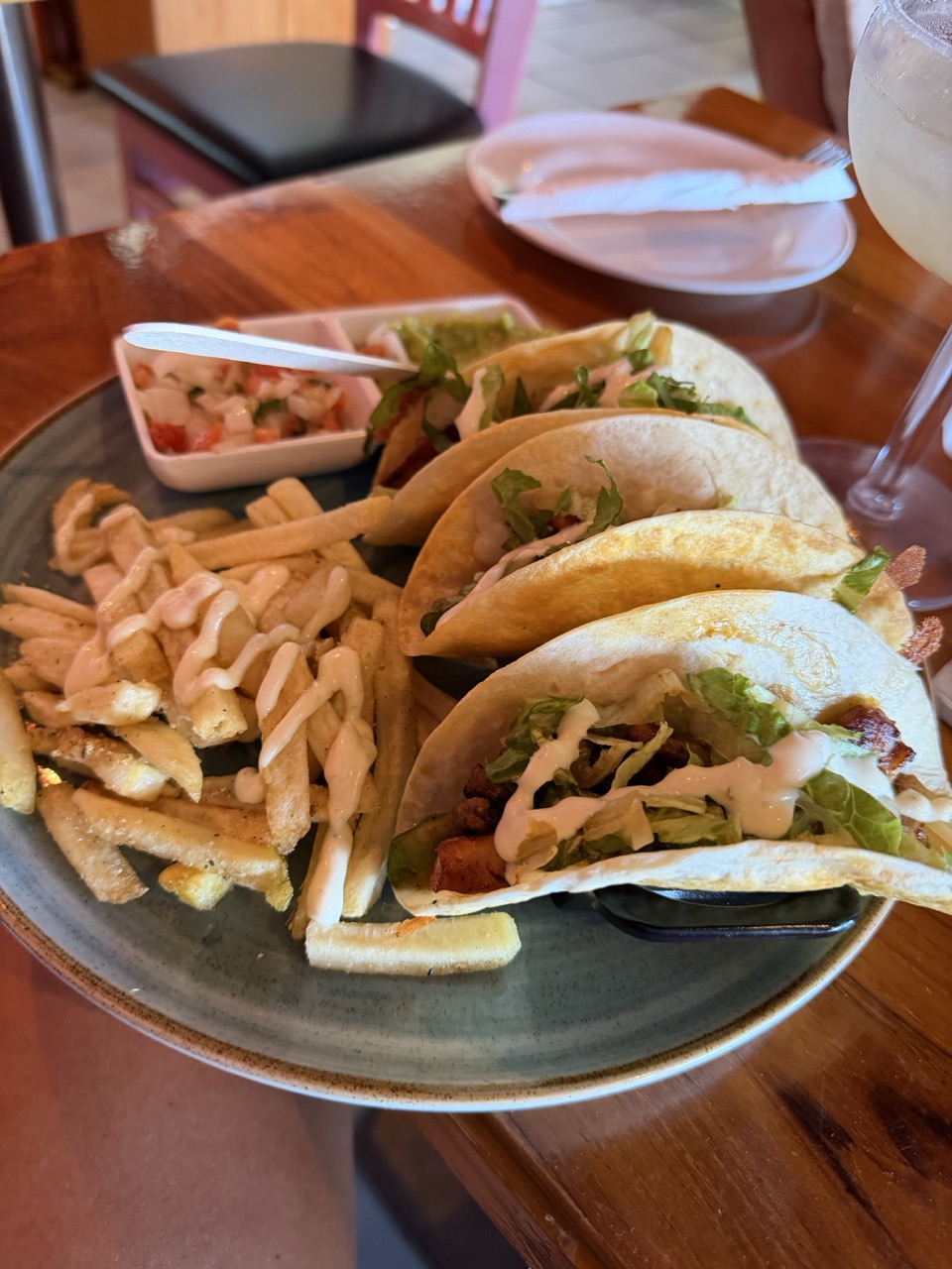 Mexican food served at Señor Burrito in Aruba